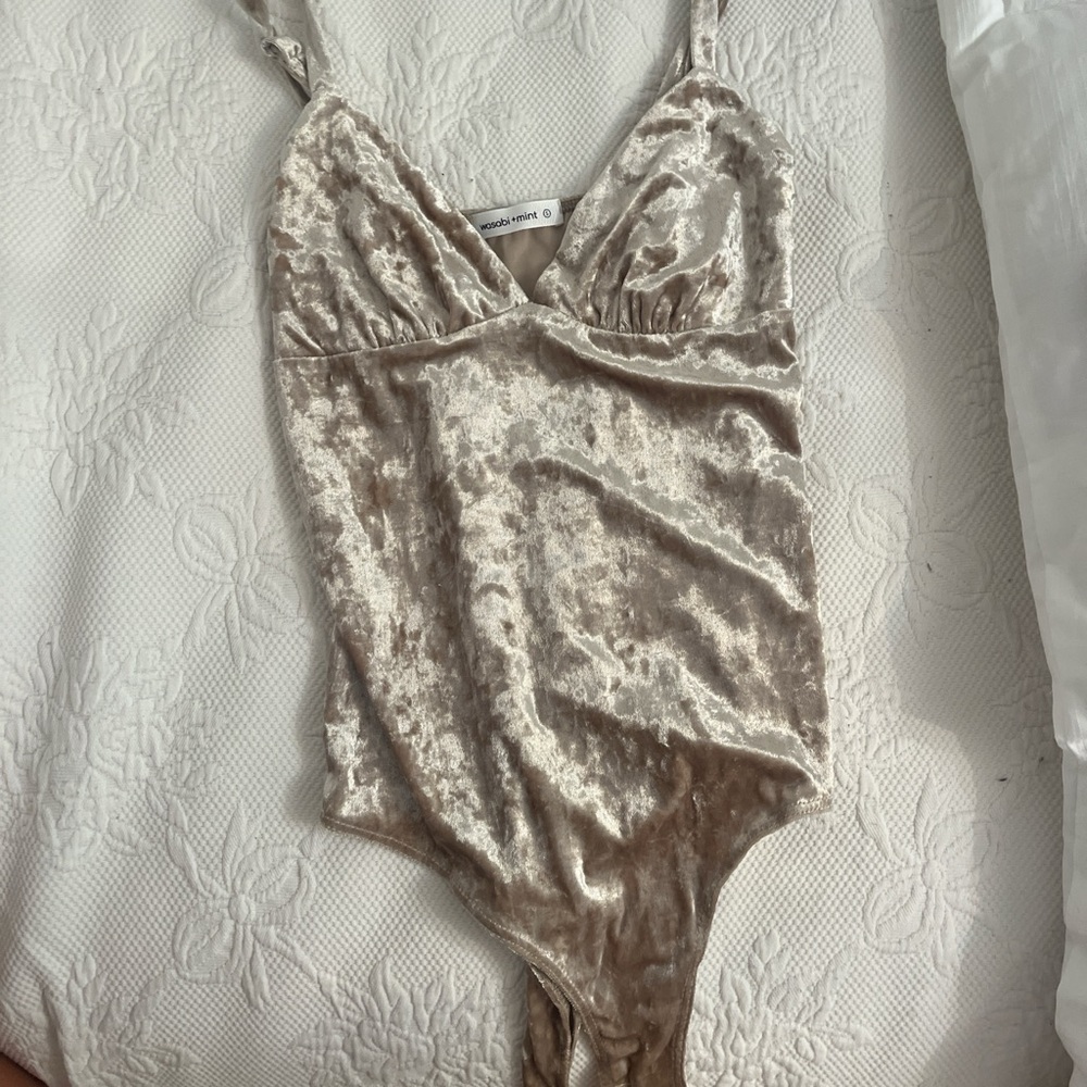 Velvet Cream Bodysuit